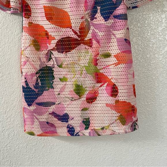 Trina Turk Jacqueline Flutter Sleeve Dress Size 4 EUC - Picture 3 of 8